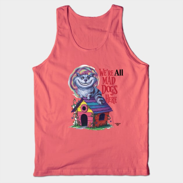 Cheshire Dog Tank Top by Dizgraceland